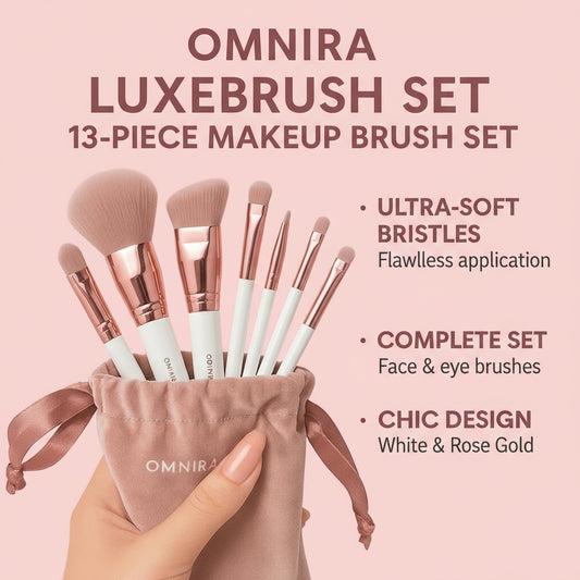 Omnira 13-Piece LuxeBrush Set