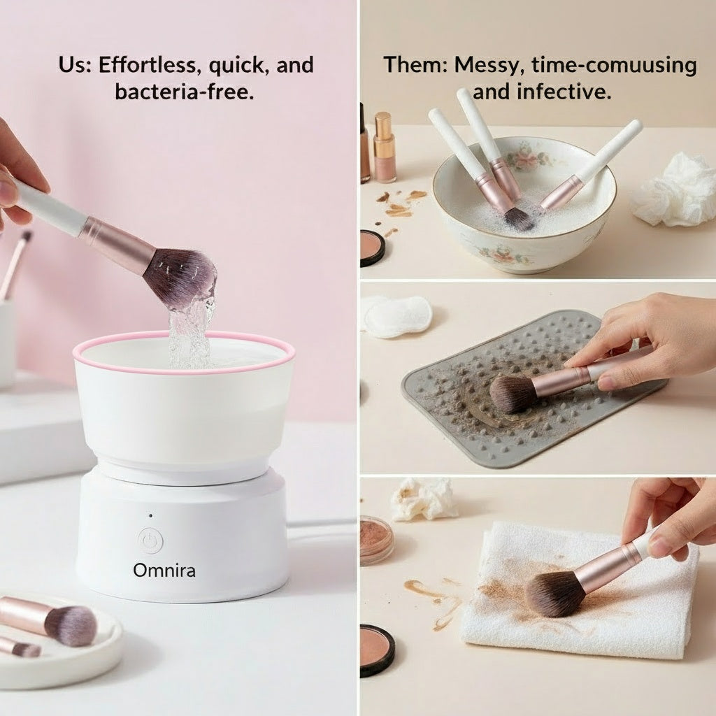Omnira™ - Makeup Brush Cleaner